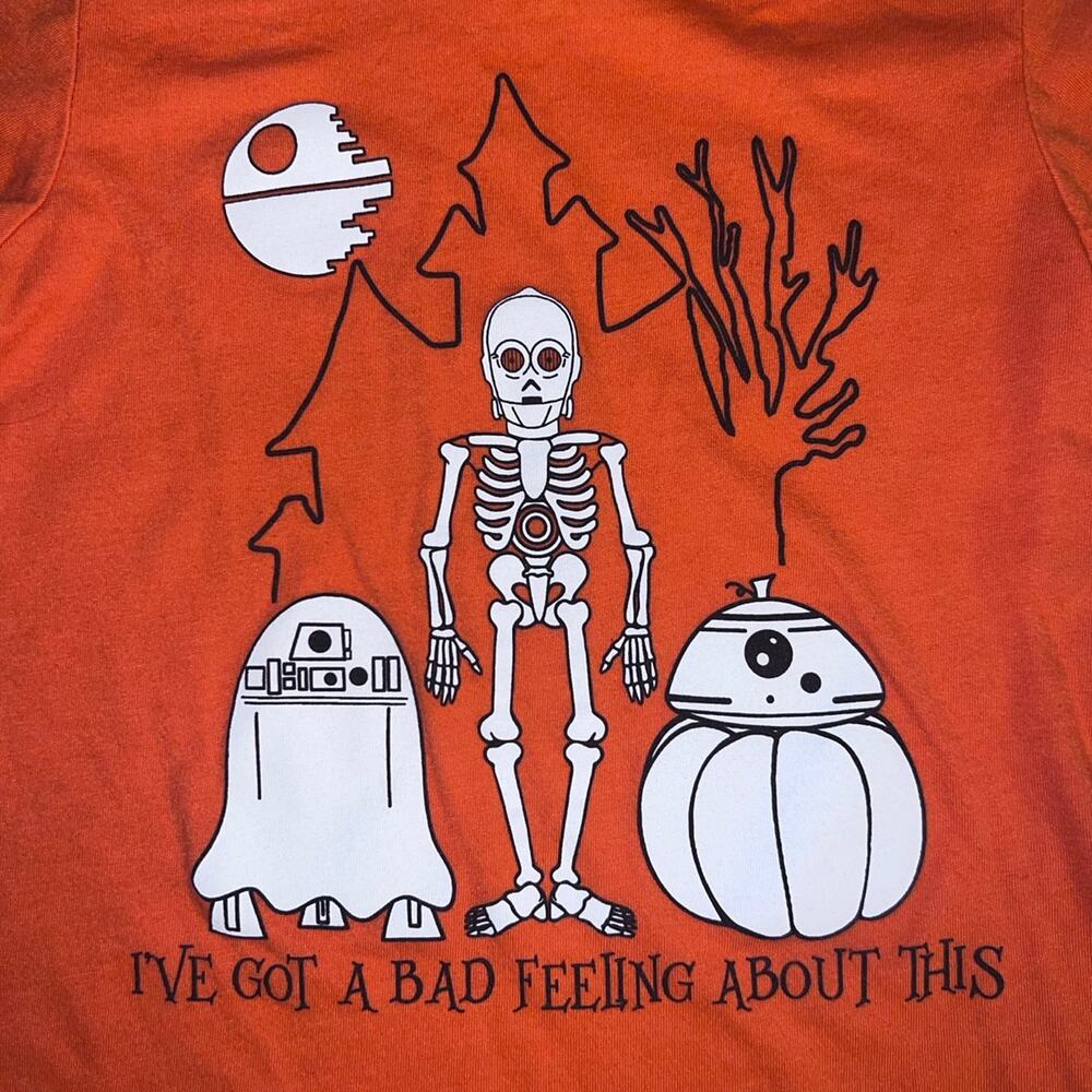Halloween Star Wars “I’ve Got a Bad Feeling About This” 4T Neverland Crew Tee